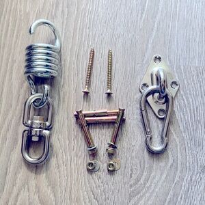 Stainless steel hammock chair hanging kit BNWT 220lbs capacity
